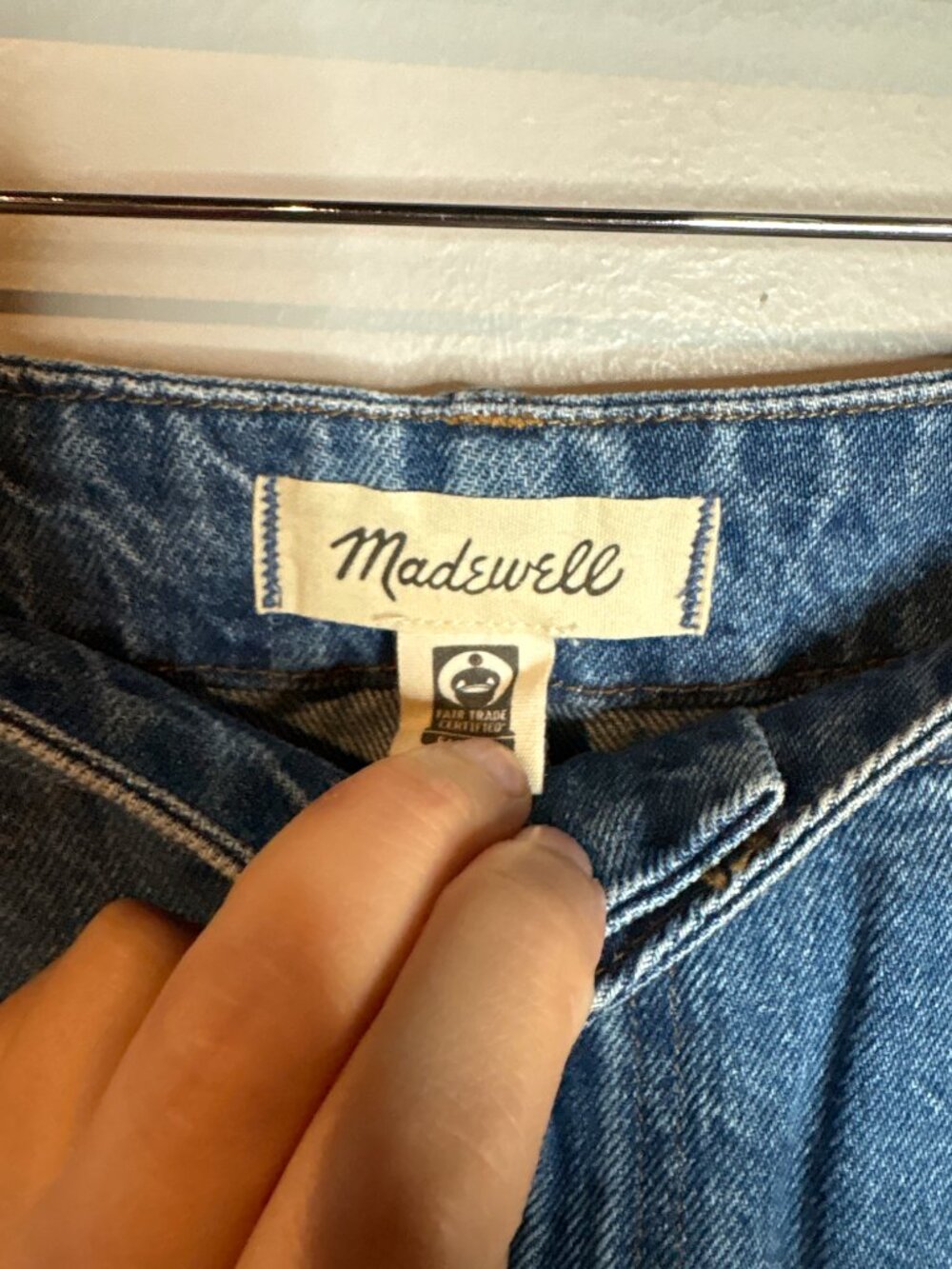 Madewell Wide Sweep Trouser jeans - Picture 3 of 6